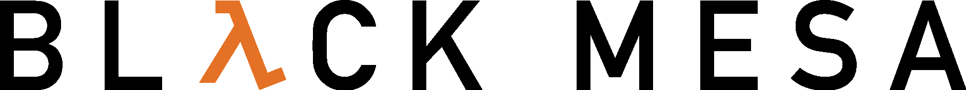 Black Mesa Logo Vector Logo